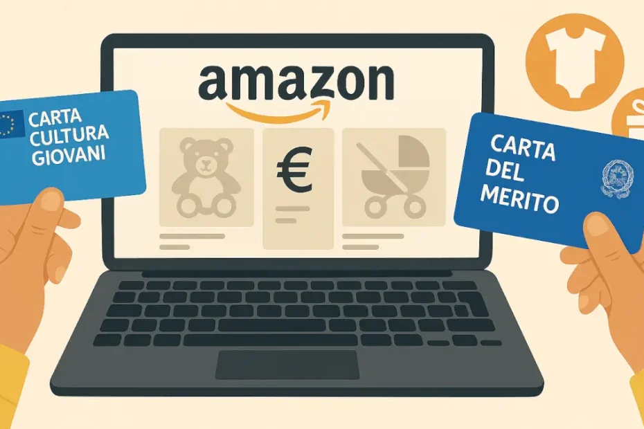 come usare carta del merito e carta cultura giovani su amazon per sconti sui libri